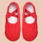 Back-To-School Gift Girls' Dance Shoes, All-Season Soft Sole Ballet Flats For Boys And Kids, Breathable Yoga Practice Shoes With Genuine Leather Soles, Non-Slip - Image 8