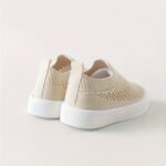 Casual Comfortable Solid Color Slip On Low Top Woven Shoes For Baby Boys, Breathable Lightweight Walking Shoes For All Seasons - Image 6