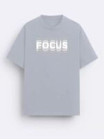 Unisex Trendy Letter Print Crew Neck T-Shirt, A Must-Have For Style Enthusiasts! Gradient Focus Design, Ultra Stylish & Streetwear-Inspired! Minimalist Yet Versatile! - Image 8