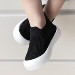 Casual Comfortable Solid Color Slip On Low Top Woven Shoes For Baby Boys, Breathable Lightweight Walking Shoes For All Seasons - Image 8