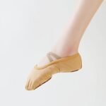 Elegant Solid Color Slip On Ballet Shoes For Girls, Anti Slip Soft Sole Dancing Shoes For Practice Performance, All Seasons - Image 17