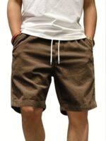 Men'S Lightweight Summer Shorts - Non-Stretch Casual Athletic Pants For Running, Gym, Everyday - Easy-Care (Hand Wash/Dry Clean) - Ideal For Warm Weather - Minimalist Formal Casual Outfits, Workout Shorts - Image 5