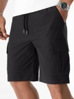 Men'S Summer Fashion Casual Shorts, For Running Outdoor Shorts With Multi-Pocket, Drawstring Pants - Image 4