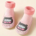 A Pair Of Thickened Cartoon Mid-Tube Anti-Slip Toddler Shoes For Autumn And Winter - Image 11