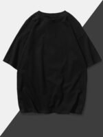 Men'S & Women'S Heavyweight 260Gsm T-Shirt - Soft Crew Neck Tee, Loose Fit Casual Everyday Shirt For Couples, Gym, Outings - Breathable Summer Top In Black/White - Ideal Gift For Him Her, Outing Attire, Minimalist Design, Comfortable Fabric, Unisex Clothing, Gym Wear, Short Sleeve, Durable Construction, Basic Tee, Couples Outfit, Gym Wear Tee, Unisex Tshirt, Breathable Fabric - Image 4