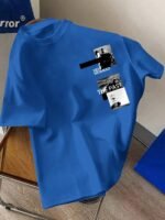 Men'S Casual Short-Sleeve T-Shirt With Dog Letter Print - Image 7