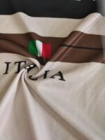 Men'S Casual "Milano Italy" Graphic T-Shirt - Black & White With Italian Flag Design, Short Sleeve, Round Neck, Polyester, Summer Streetwear, Italian T Shirt - Image 7