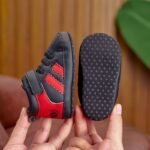 Infant Toddler Mid-Top Sneakers - Unisex Baby Sports And Casual Shoes With Adjustable Strap Closure, Pu Upper, Soft Fabric Sole For Comfort, Anti-Slip For Spring/Fall - Solid Color Everyday Wear - Image 8