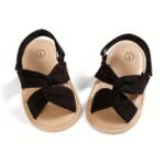 Casual Solid Color Open Toe Sandals For Baby Girls, Breathable Lightweight Walking Shoes For Spring And Summer - Image 5