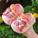 Kids' Dinosaur Clog Sandals - Cute Cartoon Design, Non-Slip Soft Sole, Lightweight Eva Material For Boys & Girls, Perfect For Summer Play And Casual Wear - Image 8