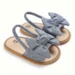 Bowknot Open-Toe Sandals For Little Girls - Breathable & Non-Slip For Indoor/Outdoor Use, Ideal For Summer - Image 9
