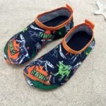 Dinosaur Print Quick Dry Slip On Water Shoes, Casual Outdoor Walking Shoes - Image 10