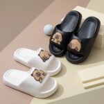 Kids' Cartoon Solid Color Eva Slippers - Breathable, Slip-On Indoor Home Sandals For Boys And Girls, Spring/Summer Casual Bathroom Shower Shoes, Cute Shoes - Image 6