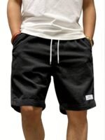 Men'S Lightweight Summer Shorts - Non-Stretch Casual Athletic Pants For Running, Gym, Everyday - Easy-Care (Hand Wash/Dry Clean) - Ideal For Warm Weather - Minimalist Formal Casual Outfits, Workout Shorts - Image 4