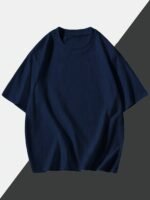 Men'S & Women'S Heavyweight 260Gsm T-Shirt - Soft Crew Neck Tee, Loose Fit Casual Everyday Shirt For Couples, Gym, Outings - Breathable Summer Top In Black/White - Ideal Gift For Him Her, Outing Attire, Minimalist Design, Comfortable Fabric, Unisex Clothing, Gym Wear, Short Sleeve, Durable Construction, Basic Tee, Couples Outfit, Gym Wear Tee, Unisex Tshirt, Breathable Fabric - Image 8