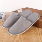 2Pcs Cozy Fleece Slippers - Disposable, Warm, Soft Fabric, Ideal For Autumn & Winter, Perfect For Home, Hotel, Guest House Use, Food Service Equipment And Supplies - Image 5