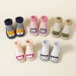 A Pair Of Thickened Cartoon Mid-Tube Anti-Slip Toddler Shoes For Autumn And Winter - Image 2