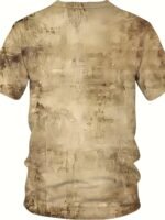 Men'S Plus Size T-Shirt With Vintage Car 3D Print, Fashionable Retro Style Tee - Image 5