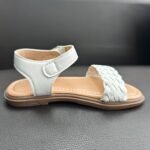 Trendy Solid Color Open Toe Sandals For Girls, Breathable Lightweight Sandals For Spring And Summer - Image 8