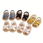 Casual Solid Color Open Toe Sandals For Baby Girls, Breathable Lightweight Walking Shoes For Spring And Summer - Image 4