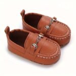 Casual Solid Color Slip On Sneakers For Baby Boys, Lightweight Non-Slip Walking Shoes For Spring And Autumn - Image 5