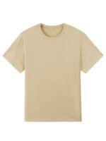 Abemetter Men'S Solid Purple 100% Cotton Crew Neck T-Shirt - Heavyweight 200 Gsm, Soft Breathable Short Sleeve Casual & Formal Wear, All-Season Comfort, Vibrant Purple Color For Daily Use & Vacation Resorts - Versatile Everyday Essential (Hand Wash/Dry Clean) - Ideal For Parties & Business Casual - Minimalist Plain Tee With Regular Fit, Smooth Texture, And Timeless Design In Solid Purple Shade - Image 5