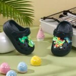 Summer New Cute ' Clog Sandals, Lightweight Indoor/Outdoor Fashion Casual Unisex Slippers, Summer Footwear, Casual Footwear, Cute Clogs, Playful Design, Soft Cushioning, Comfortable Fit, Round Toe, Hollowout Design, Familyfriendly, Children?S Clogs - Image 10
