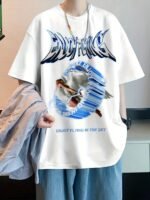 Men'S Casual Orange T-Shirt With "Mbdmbd" Print - Short Sleeve, Round Neck, Lightweight & Stretchy, Summer Style, Adult Size, Casual Wear|Graphic Tee|Lightweight Shirt - Image 9