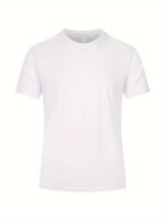 Men'S Heavyweight 150Gsm Crew Neck T-Shirt - Minimalist Everyday Basic Tee, Soft Everyday Shirt For Casual & Formal Wear - Durable Everyday Essential For Men, Versatile Clothing, Simple Design, Comfortable Fit, Short Sleeve Top, Modern Wardrobe, Work Attire, Classic Style, Breathable Material, Office Professionals - Image 3