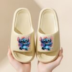 Disney Stitch Cartoon Eva Slides For Youngsters & Youngsters - Thick Sole Comfort Beach & Bathroom Slippers, Easy Slip-On Indoor/Outdoor Shoes For Family Fun, All-Season Use, Indoor Slippers, Playful Footwear, Durable Footwear - Image 10