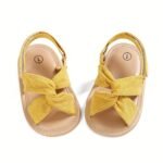 Casual Solid Color Open Toe Sandals For Baby Girls, Breathable Lightweight Walking Shoes For Spring And Summer - Image 7