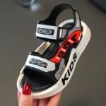 Boys' Stylish Breathable Open-Toe Sandals - Comfortable, Non-Slip, Adjustable Hook-And-Loop Fastener Straps For Indoor/Outdoor Use, All-Season Beach Footwear With Durable Sole - Image 10