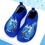 Boys Girls Anime Print Quick-Drying Non-Slip Water Shoes, Lightweight Slip-On Beach Aqua Socks, Summer - Image 6