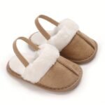 Cute Slippers For Babies Aged 0-18 Months, Suitable For Autumn And, Featuring Plush Lining For Warmth, Soft Soles For Comfort, And Designed For Indoor Leisure And Early Walking. - Image 6
