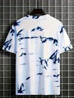 Plus Size Men'S 3D Printed T-Shirt - Breathable Polyester, Casual Street Style With Dynamic Bird & Ink Design, Crew Neck, Short Sleeve - Ideal For Summer, Plus Size Shirts, Plus Size - Image 5
