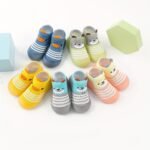 Cute Cartoon Comfortable Slip On Sock Shoes For Baby Boys, Breathable Non Slip Walking Shoes For Indoor Outdoor, Spring And Autumn - Image 4