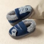 Cute Cartoon Furry House Shoes For Boys And Girls, Comfortable Non Slip Soft Bottom Walking Shoes For Indoor, Winter - Image 10