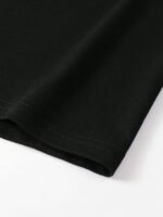 Men'S Plus Size Casual T-Shirt - Black Everyday Essential Tee, Breathable Summer Shirt For Big & Tall Sizes, Non-Transparent Fabric For Outdoor, Office, Formal Events - Easy-Care Round Neck Top, Outdoor Clothing, Simple Design, Durable Construction, Short Sleeve Top, Outdoor Apparel, Versatile Top, Relaxed Fit, Lightweight Material, Basic Tee, Adult Men, Plus Size - Image 10
