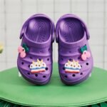 Casual Breathable Clogs With Cute Cartoon Charms For Girls, Quick Drying Lightweight Anti Slip Clogs For Indoor Outdoor Shower Beach Pool, Summer - Image 8