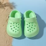 Kids' Breathable Eva Clogs & Mules - Casual Slip-On Shoes For Boys & Girls, All-Season Round Toe Lightweight Footwear, Solid Color, Daily Wear For Toddlers To Age 14 - Image 3