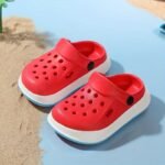 Kids' Breathable Eva Clogs & Mules - Casual Slip-On Shoes For Boys & Girls, All-Season Round Toe Lightweight Footwear, Solid Color, Daily Wear For Toddlers To Age 14 - Image 8