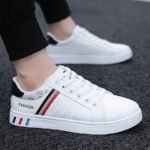 1 Pair Mainalun Men'S & Women'S Low-Top Skate Sneakers - Lightweight Soft Sole Casual Shoes With Breathable Fabric Lining, Durable Pvc Outsole For Gym, Outdoor, Daily Wear - All-Season Versatile Sneakers In 4 Colors, Skate Shoes, Gym Footwear, Stylish Lowtops, Fabric Lined Interior - Image 8