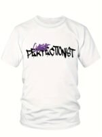 Men'S Oversized Graphic T-Shirt - "Perfection" With Playful Bear Design, Loose Fit, Comfortable & Easy Care, Perfect For Casual Streetwear, Everyday Tshirt | Trendy Streetwear | Bold Lettering Shirt, Plus Siz, Plus Size - Image 4