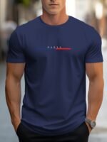 Mbdmbd Men'S Trendy Paris Flag-Inspired Print T-Shirt - Casual Crew Neck, Breathable Polyester Blend, Machine Washable - Perfect For Summer, Shoulder, T-Shirt - Image 9