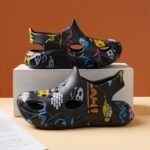 Casual Cute Cartoon Slip On Clogs For Boys, Lightweight Non-Slip Wear-Resistant Sandals For Indoor Outdoor Beach, Spring And Summer - Image 11