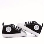 Rabeisir Baby ' Toddler Walking Shoes - Soft Canvas Sneakers With Eva Cushion, Adjustable Lace-Up Low-Top Design, 4-Color Options (White/Pink/Black/Red) For All-Season Casual & Party Wear, Party Toddler Sneakers | Classic Sneaker Design | Eva Cushioned Sole, Toddler Shoes, Rabeisir - Image 10