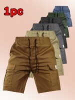 1Pc New Fashion Workwear Shorts Men'S Summer Thin Straight-Leg Casual Mid-Length Pants - Image 8