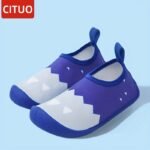 Cituo ' Quick-Dry Beach Water Shoes With Mermaid & Starfish Design - Non-Slip Tpr Sole, Breathable Slip-On Aquatic Footwear For &, Lightweight Swimming Shoes For Pool, Lake, Sandy Shores (Unisex) - Image 5