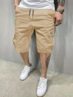 Men'S Cargo Shorts Pants Outdoor Hiking Multi-Pocket Utility Shorts, Casual Style, For Summer Hiking Cycling - Image 4