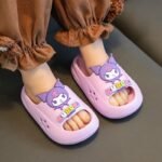 Sanrio For Hello Kitty Girls' Soft Eva Slides - Non-Slip Lightweight Summer Indoor/Outdoor Slippers With Cute Cartoon Design, Light Pink & Light Blue, Perfect For Youngsters & Toddlers, Indoor Slippers | Playful Design | Easyclean Material, Sanrio - Image 4